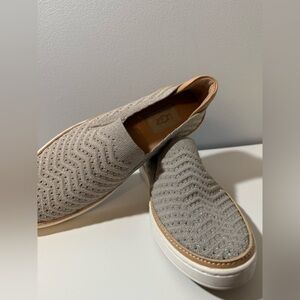 UGG Women’s Grey Knit Slip-Ons